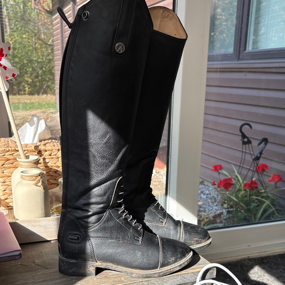 Black Auken Synthetic Boots